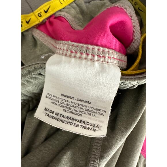 Nike Dri-Fit Livestrong Grey Basketball Training Shorts Men's Size Large L - Picture 6 of 8